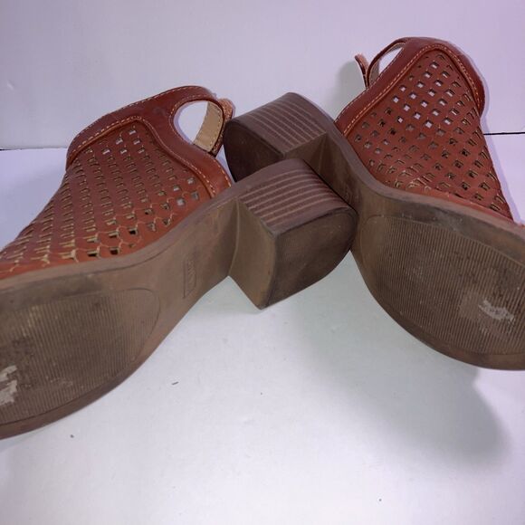 Nine West Kariana Block Hill Sandal Womens SZ 6 - Picture 2 of 4